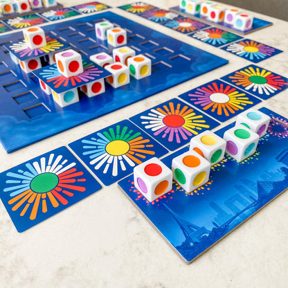 Nite Lights by SimplyFun is a fun strategy game for 2-4 players aged 10 and up.