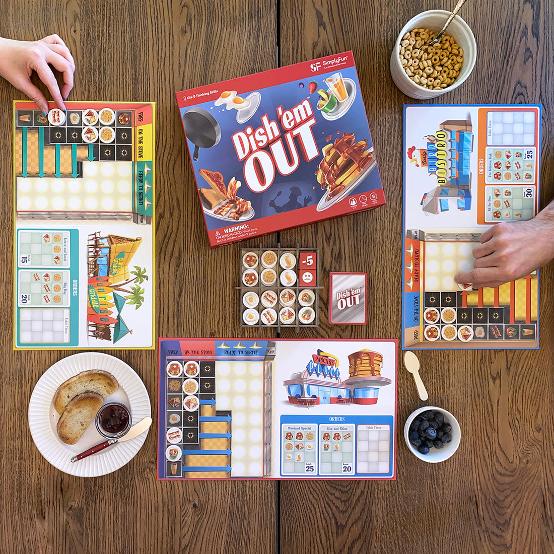 Dish 'Em Out - Strategy Game for Tabletop Gaming