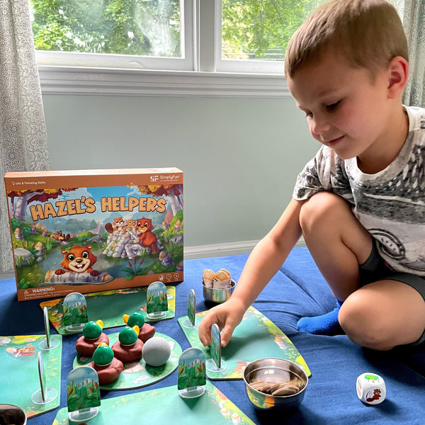 Early childhood education game Hazel's Helpers by SimplyFun