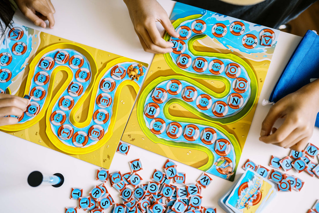 Letter Slide by SimplyFun is a fun spelling game that teaches vocabulary, consonants and vowels.