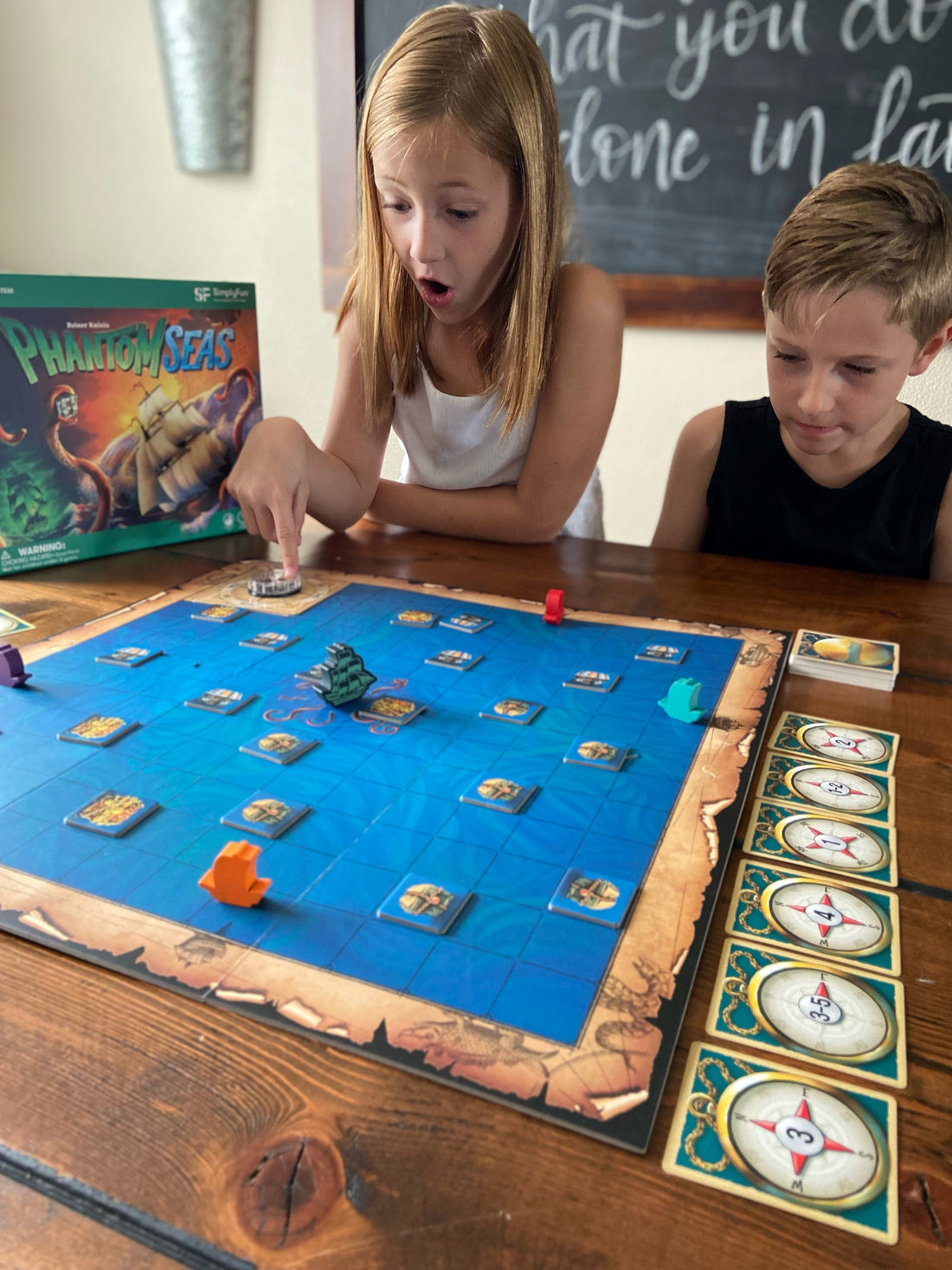 Navigation game- Phantom Seas Board Game