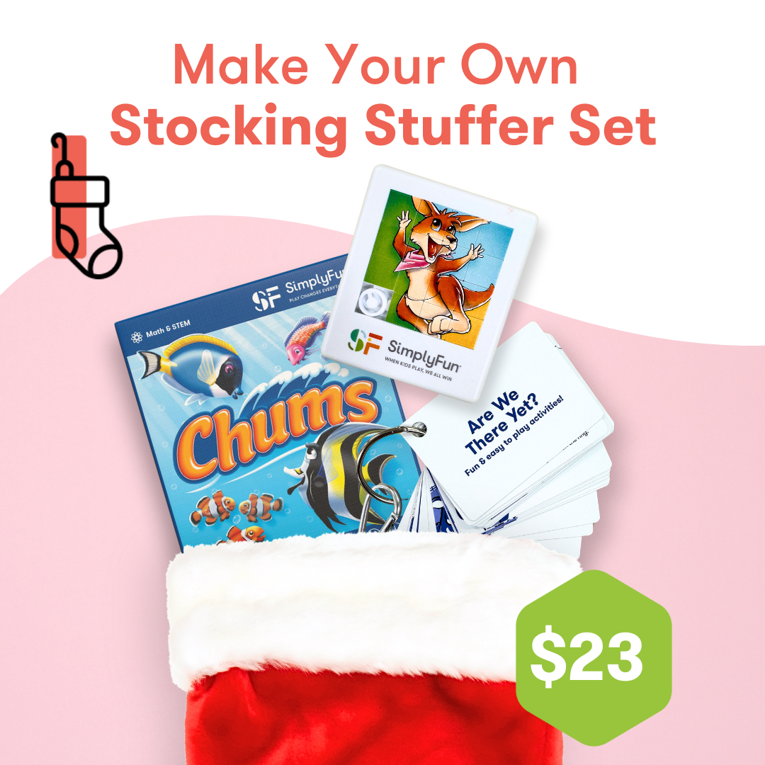 Make Your Own Stocking Stuffer Set with these fun items from SimplyFun