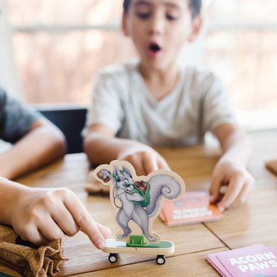 Acorn Paws educational board game by SimplyFun for kids aged 7 and up
