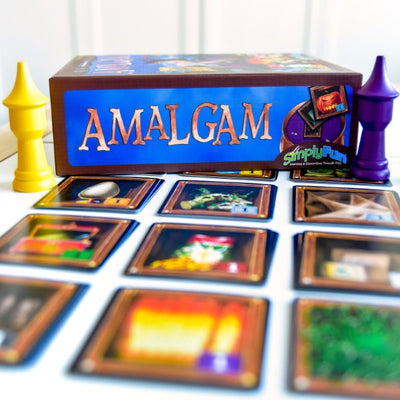 Amalgam strategy board game by SimplyFun for ages 10 and up