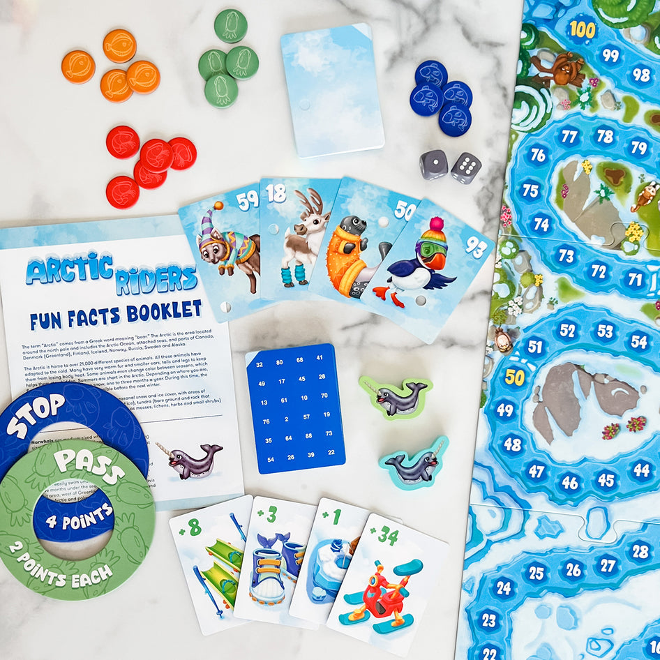 Arctic Riders math game by SimplyFun