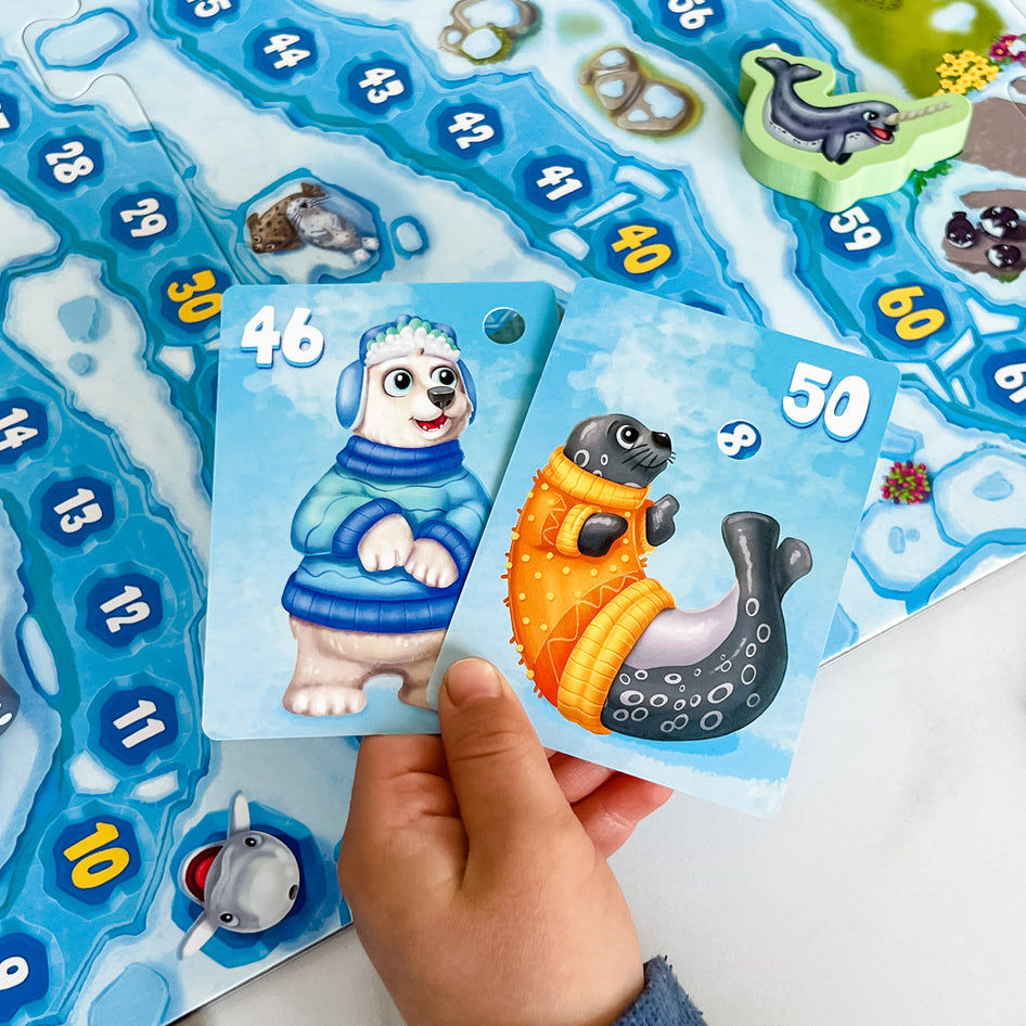 Arctic Riders math game by SimplyFun