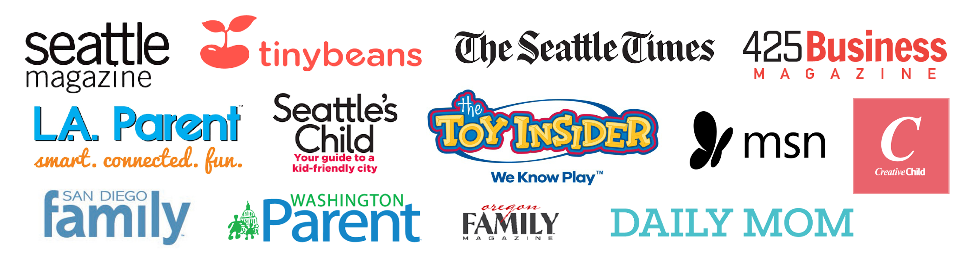 SimplyFun has been featured in publications such as The Seattle Times, TinyBeans, The Toy Insider, and more.