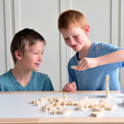 Asymbol by SimplyFun is a 3D building game for family game night or kids aged 8 and up