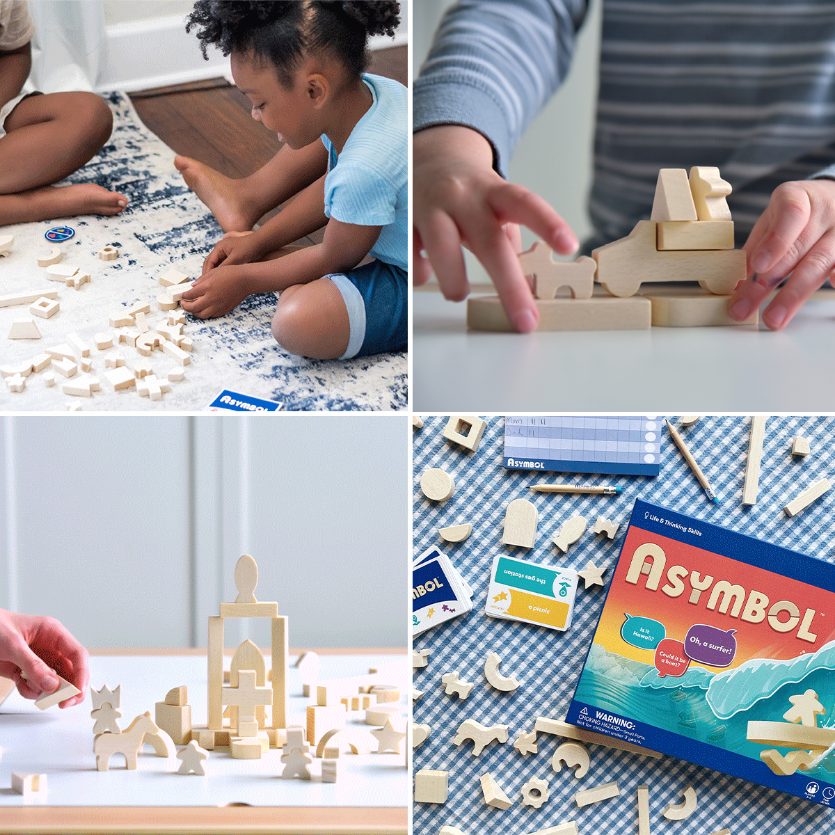 Asymbol: A creative game for family game night