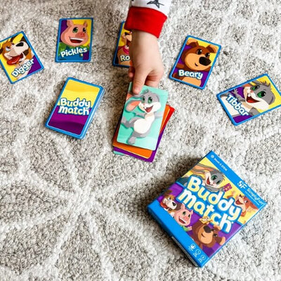 Buddy Match by SimplyFun is a focus and self control game for ages 5 and up