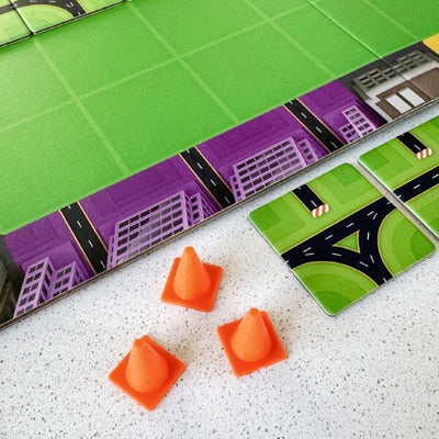 ByPass by SimplyFun, a fun family board game where players place tiles to build routes and bypasses.