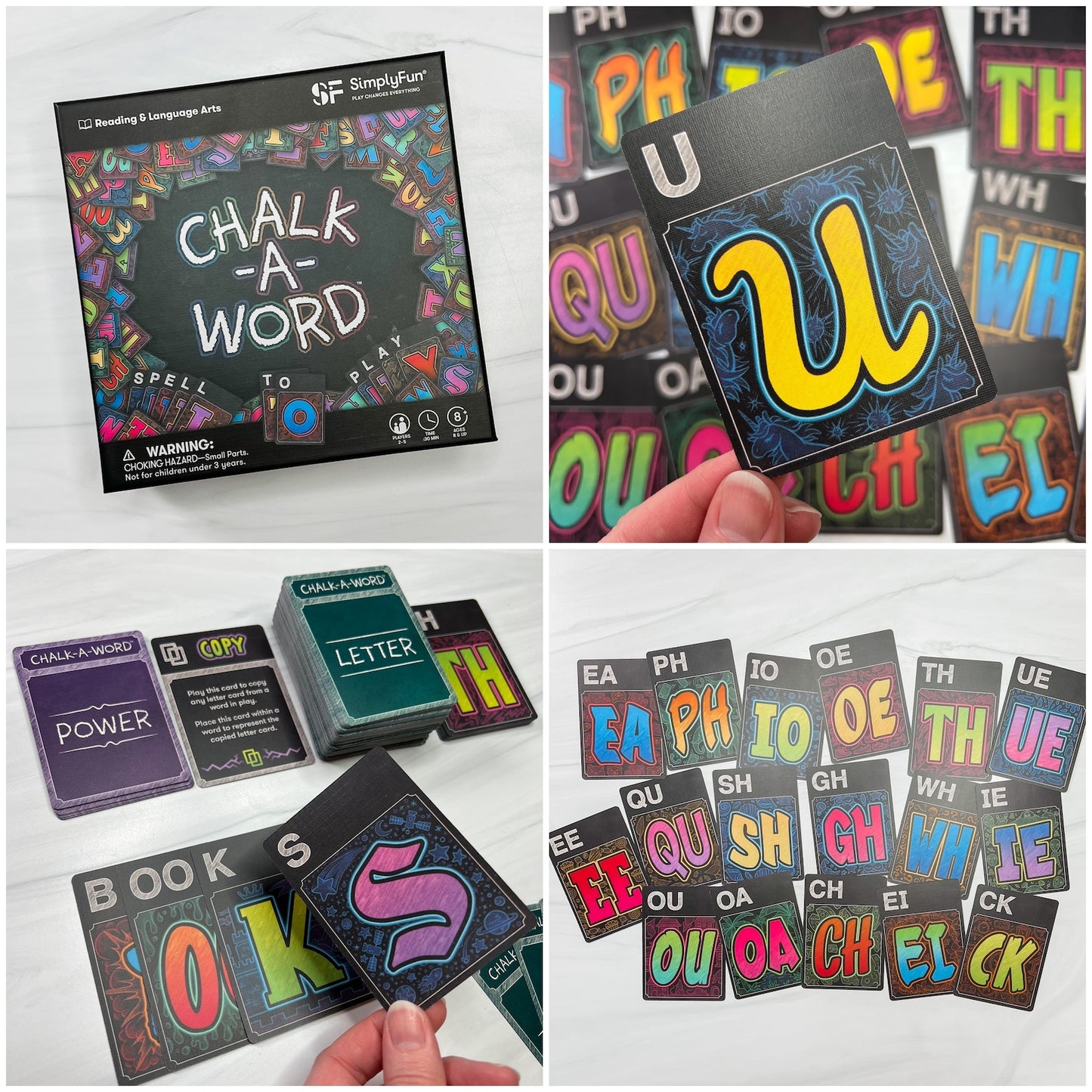 Tabletop gaming word game Chalk-A-Word