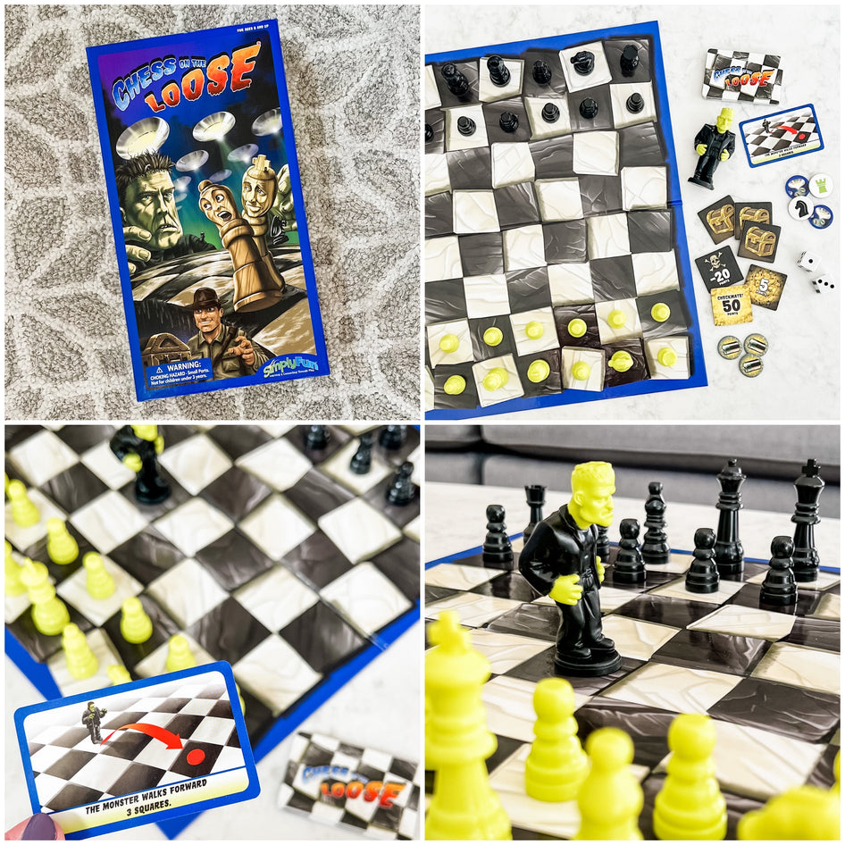 Strategy Starter Game Set from SimplyFun, including Triage, Chess on the Loose, and High Tail It!