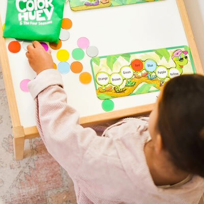 Color Huey & the Four Seasons by SimplyFun is a color and early reading game for ages 3 and up