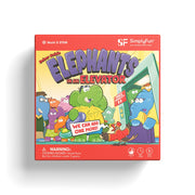 Elephants in an Elevator Box Image