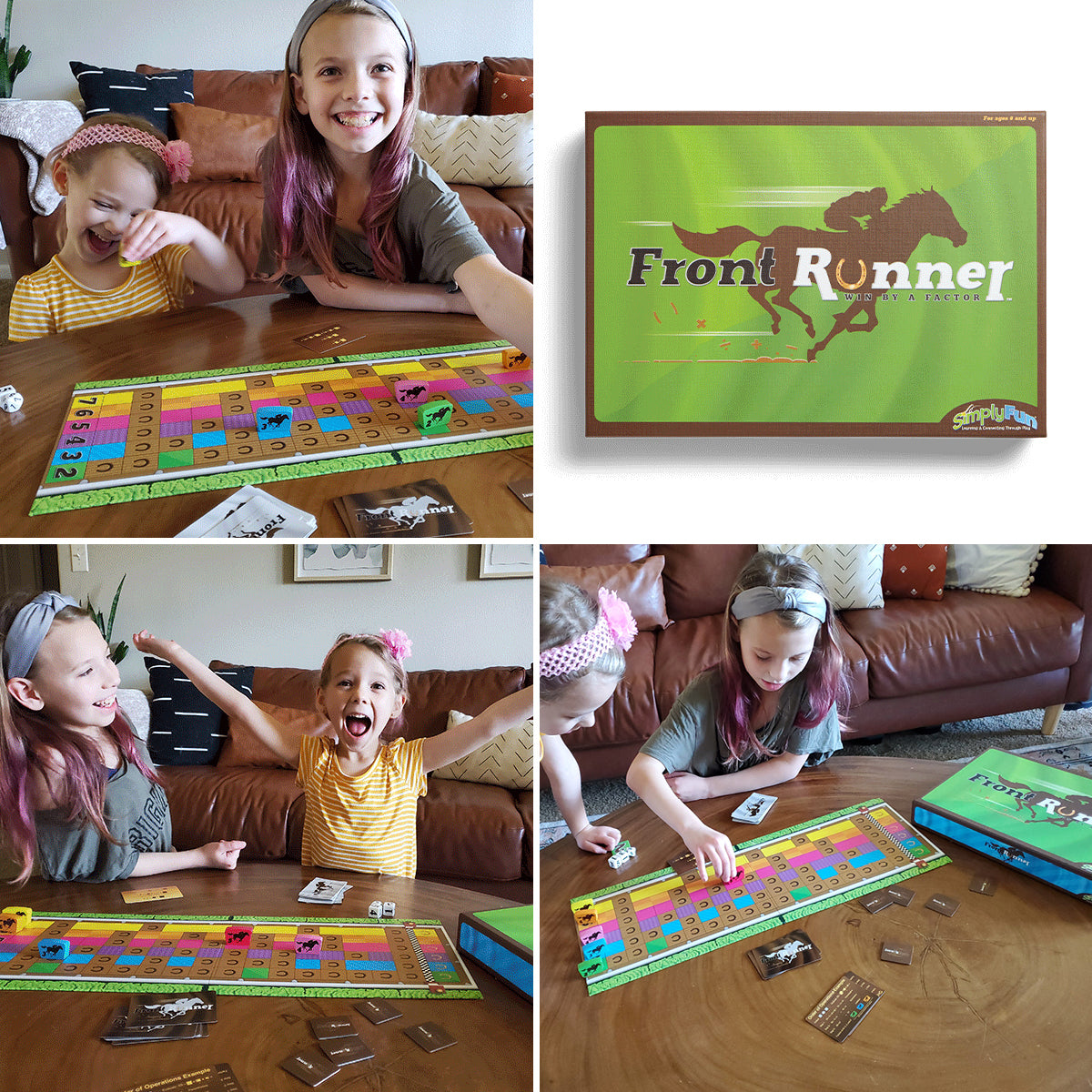 Algebra and More Game Set by SimplyFun, featuring Math’d Potatoes, Pelican Cove, and Front Runner.-SimplyFun