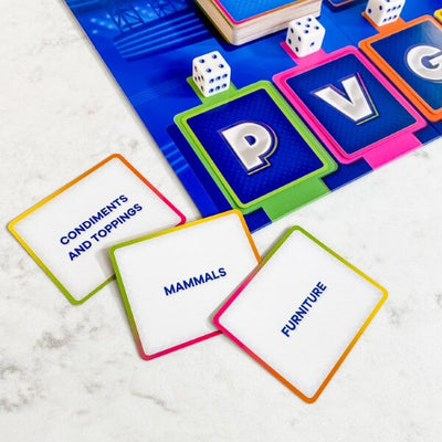 Get 4 and Score by SimplyFun is a vocabulary game and quick thinking game that is fun for the whole family.