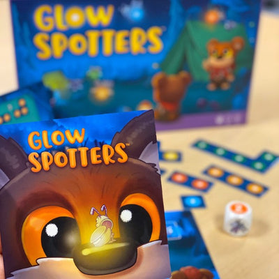 Glow Spotters by SimplyFun is an early addition game which also helps with spatial reasoning for ages 5 and up.