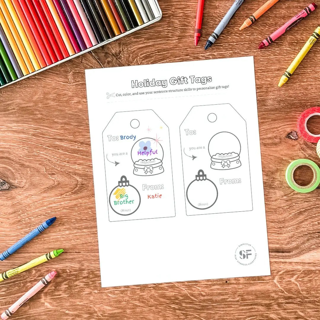 Snow Globe Gift Tags