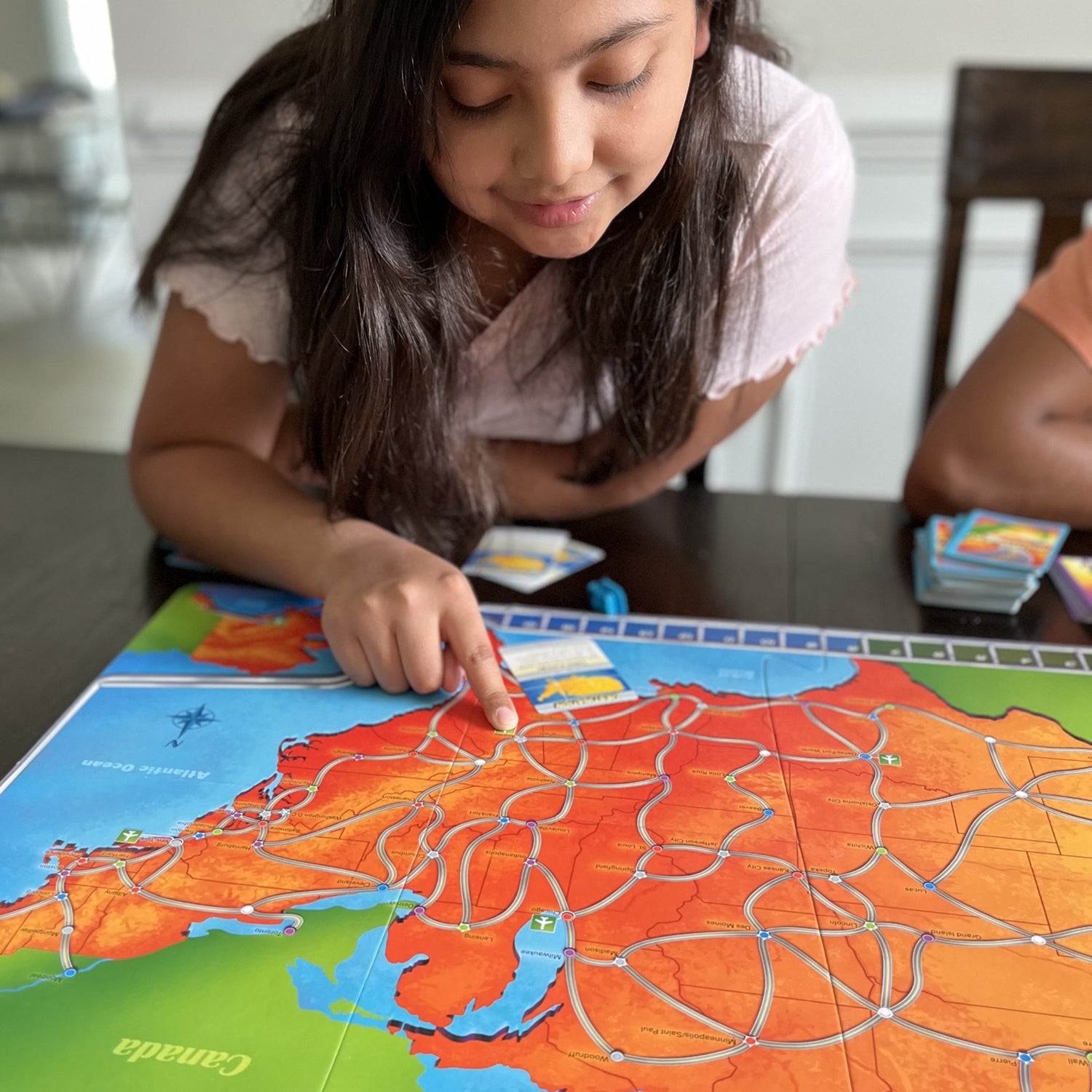 Let's Drive by SimplyFun is a fun geography game that teaches state facts about the USA.