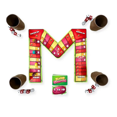 Math'd Potatoes by SimplyFun is a great math game focusing on solving equations quickly. For ages 8 and up.