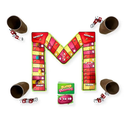 Math'd Potatoes by SimplyFun is a great math game focusing on solving equations quickly. For ages 8 and up.