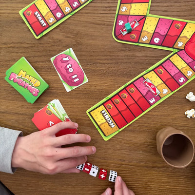 Math'd Potatoes by SimplyFun is a great math game focusing on solving equations quickly. For ages 8 and up.