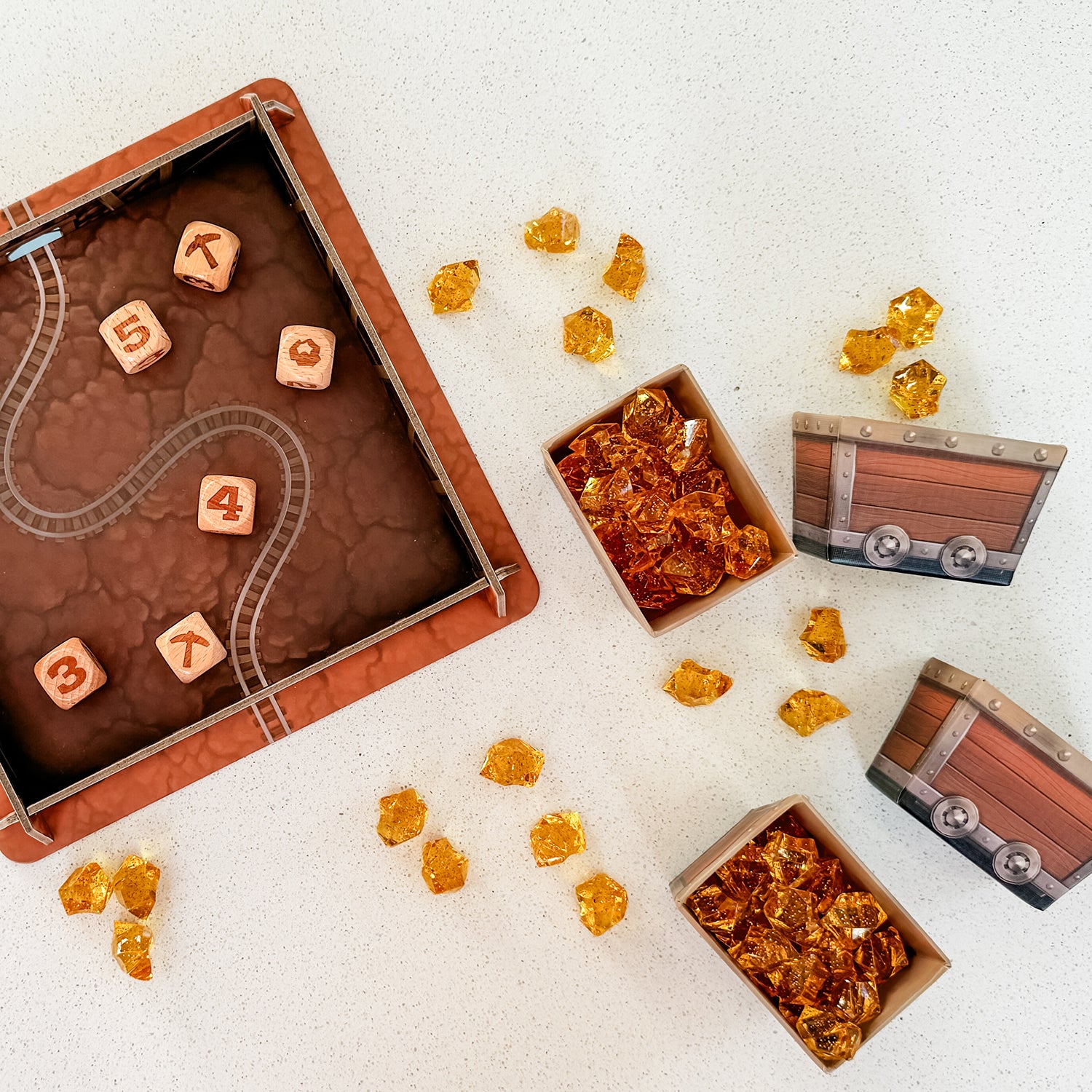 Gold Mine Board Game Shines for Kids
