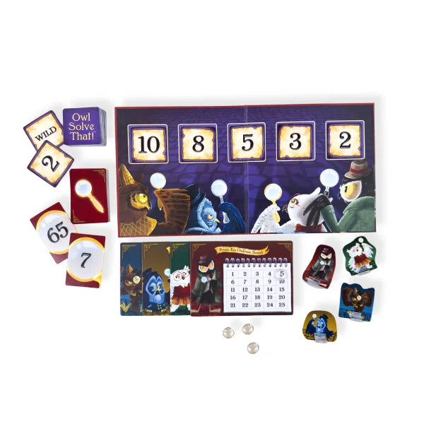 Owl Solve That! by SimplyFun is a fun math game with owl detectives, focusing on operations and problem solving.-SimplyFun