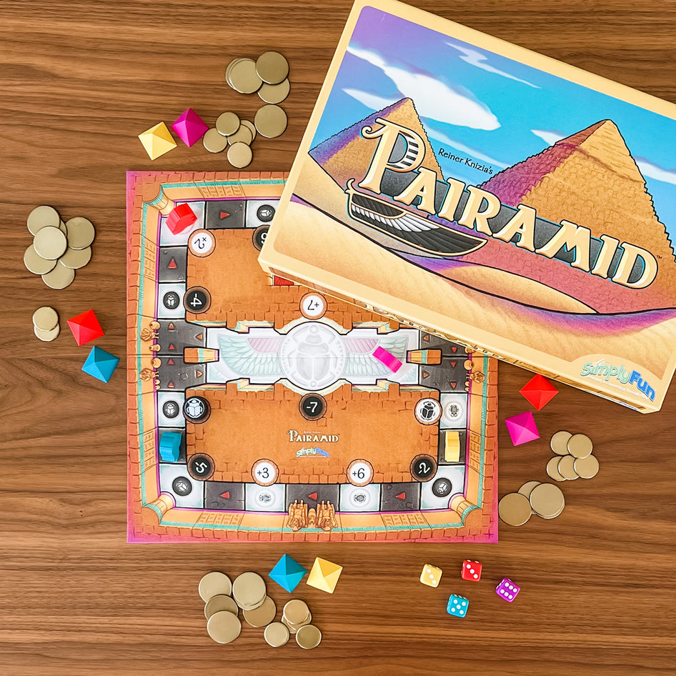 Pairamid by SimplyFun is a collaborative planning game for ages 8 and up.