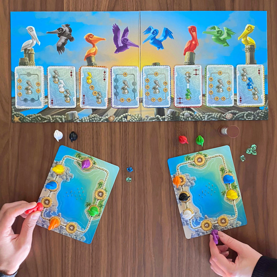 Pelican Cove by SimplyFun is a fun algebra game focusing on spatial reasoning and quick thinking for ages 8 and up.