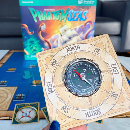 Phantom Seas by SimplyFun is a navigation game focusing on directional awareness and compass use.