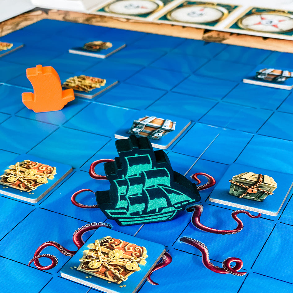 Phantom Seas by SimplyFun is a navigation game focusing on directional awareness and compass use.