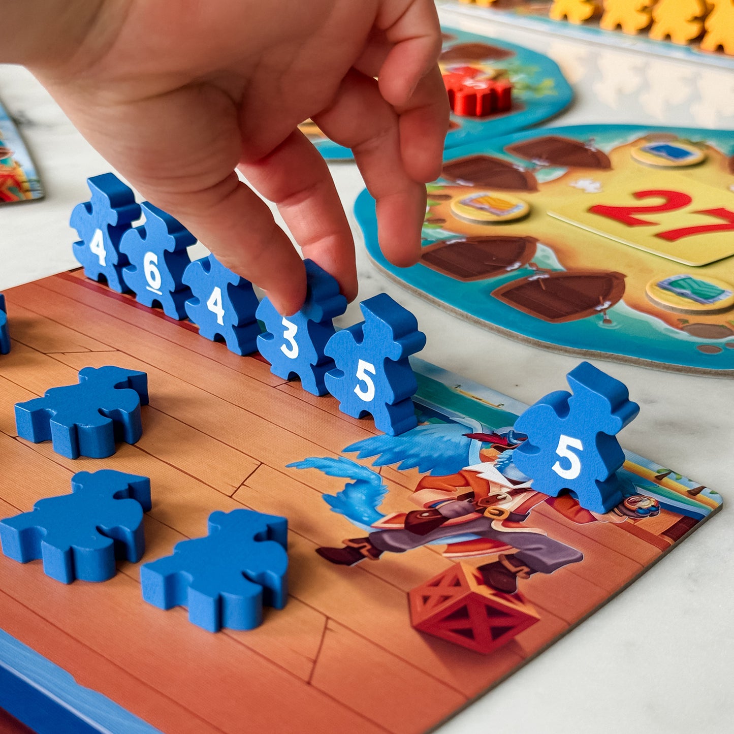 Plundering Times by SimplyFun—a fun, educational board game focusing on multiplication and addition skills.-SimplyFun