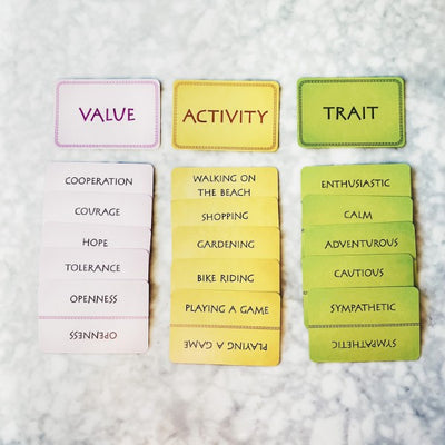 Qualities by SimplyFun is a social relationship game focusing on probability for ages 12 and up.