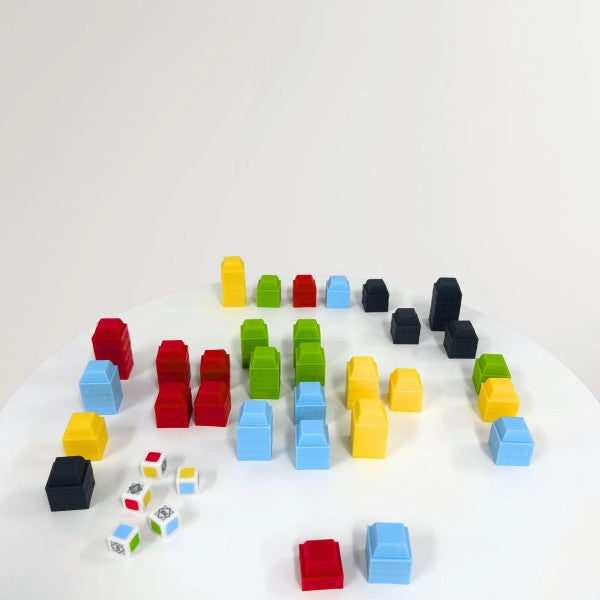 Raise the Roofs by SimplyFun is a problem solving game and strategy game for ages 8 and up.-SimplyFun