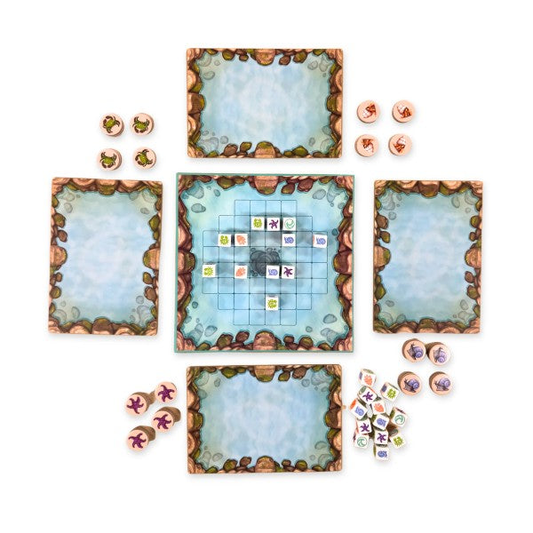 Rolling Tides by SimplyFun is an ocean-themed game focusing on decision making and spatial reasoning game for ages 8 and up.-SimplyFun