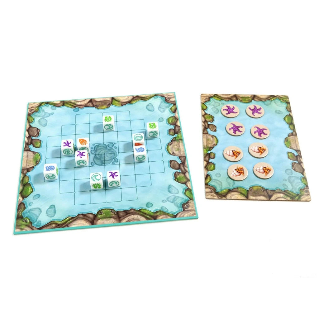 Rolling Tides by SimplyFun is an ocean-themed game focusing on decision making and spatial reasoning game for ages 8 and up.-SimplyFun