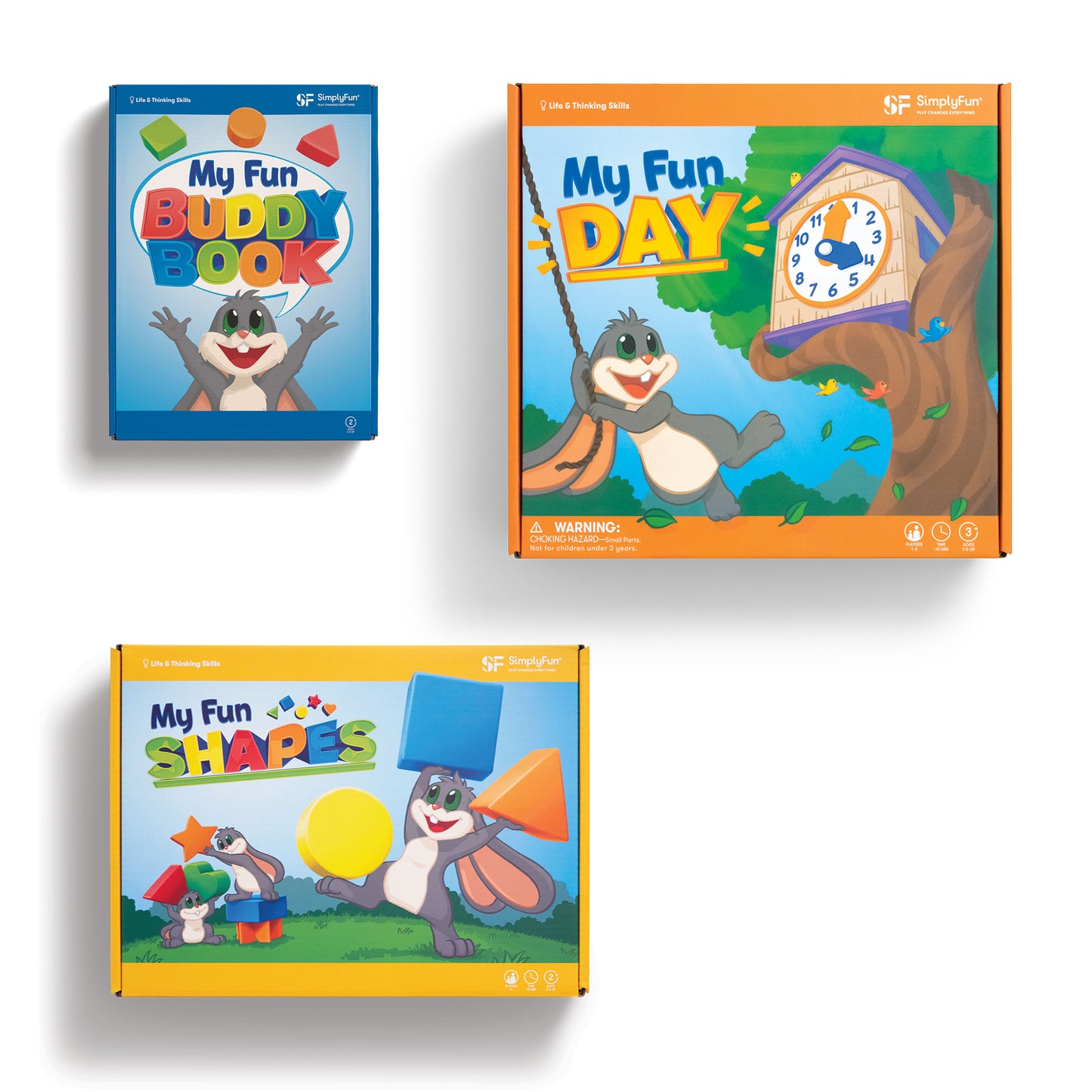 My Fun Set—early childhood learning activity set for toddlers aged 2+ from SimplyFun-SimplyFun