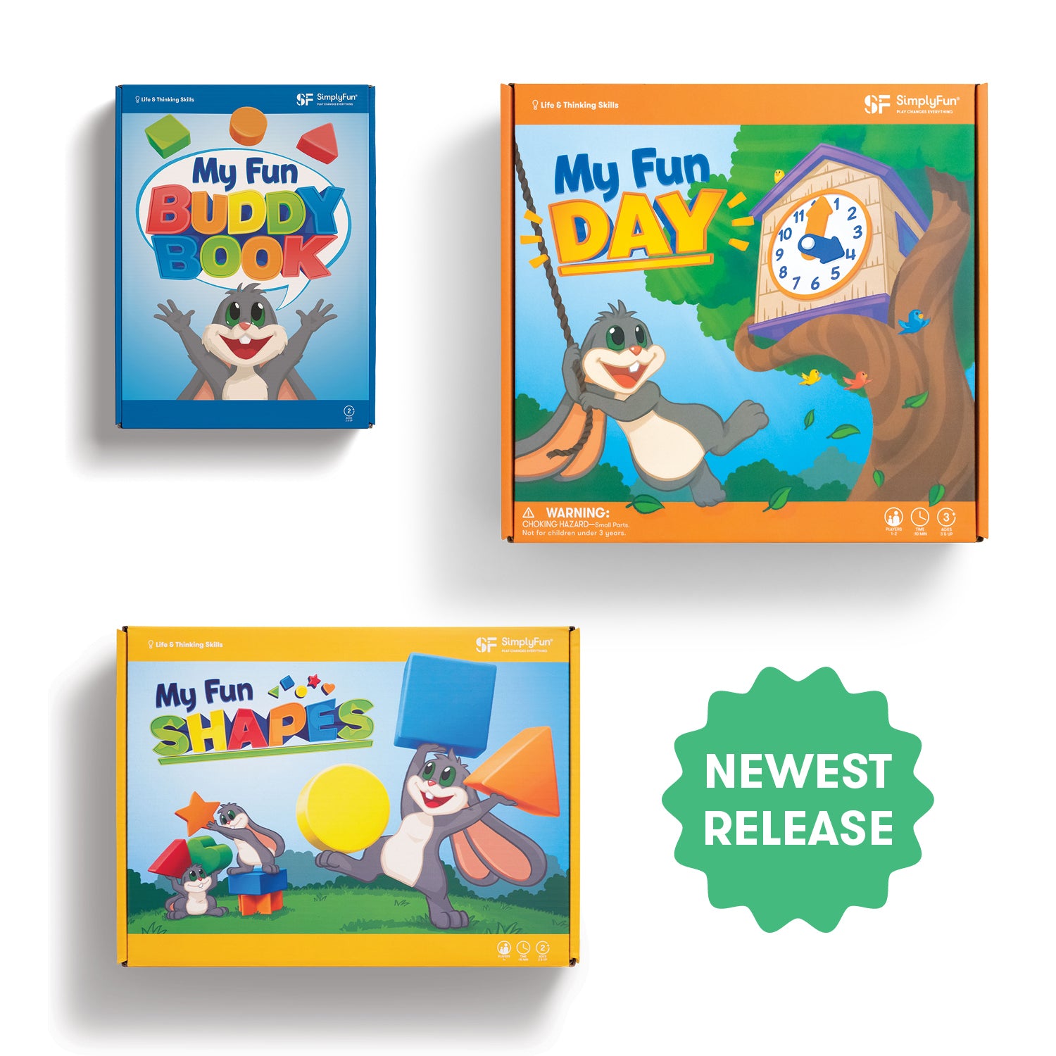 My Fun Set—early childhood learning activity set for toddlers aged 2+ from SimplyFun