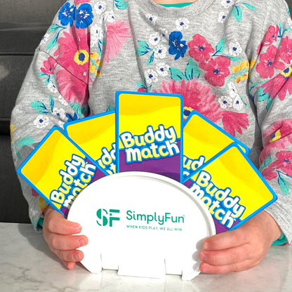 SimplyFun Playing Card Holders are great for hands of all sizes, and can be held or stand upright on a table.
