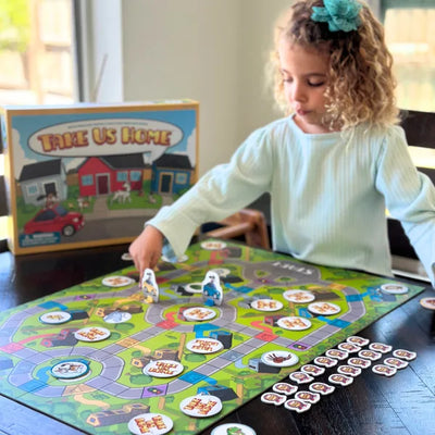 Take Us Home by SimplyFun is a fun pet game focusing on counting and matching for ages 5 and up.