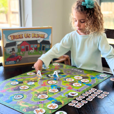 Take Us Home by SimplyFun is a fun pet game focusing on counting and matching for ages 5 and up.