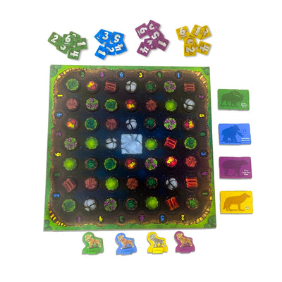 Tar Trackers by SimplyFun is a memory and spatial reasoning game with magnets and cute saber-toothed tigers.