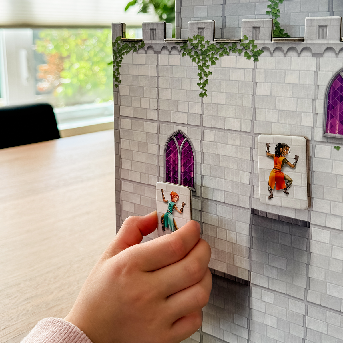 Climbing Knights: Medieval castle 3D board game-SimplyFun