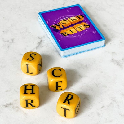 Word Bits by SimplyFun is a word game that focuses on spelling, vocabulary and quick thinking.