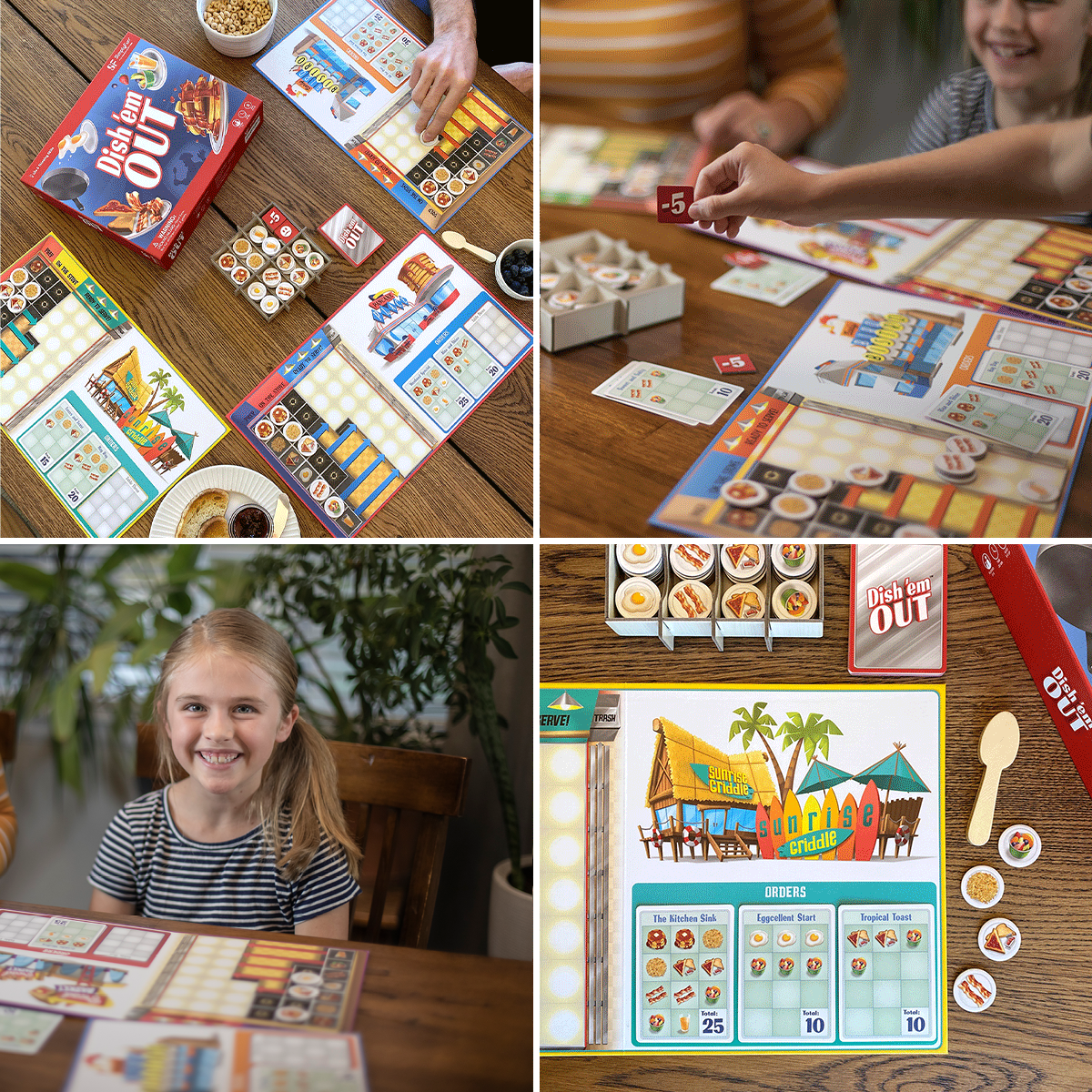 Dish 'em Out: diner-themed strategy board game