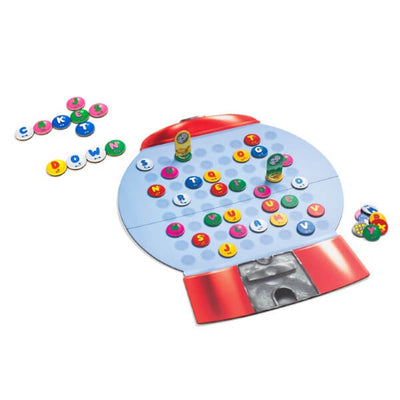 Gumball Words Board Game-Gumball Machine Spelling Game