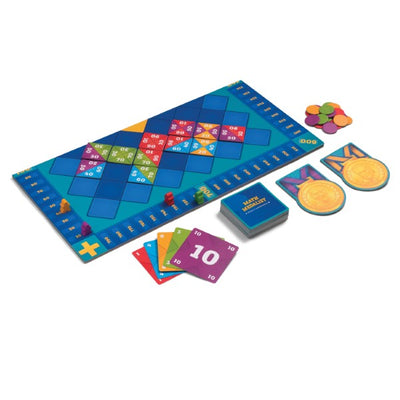 Math Medalist Board Game - Addition & Multiplication Game