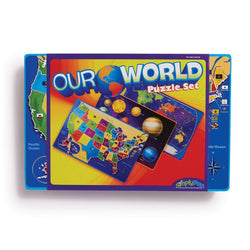 Our World Puzzle Set: Wooden Puzzles for ages 3 and up